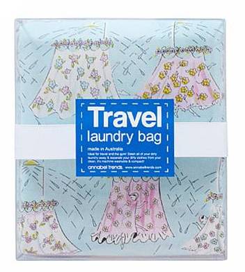 Beautiful travel laundry bag by Annabel Trends